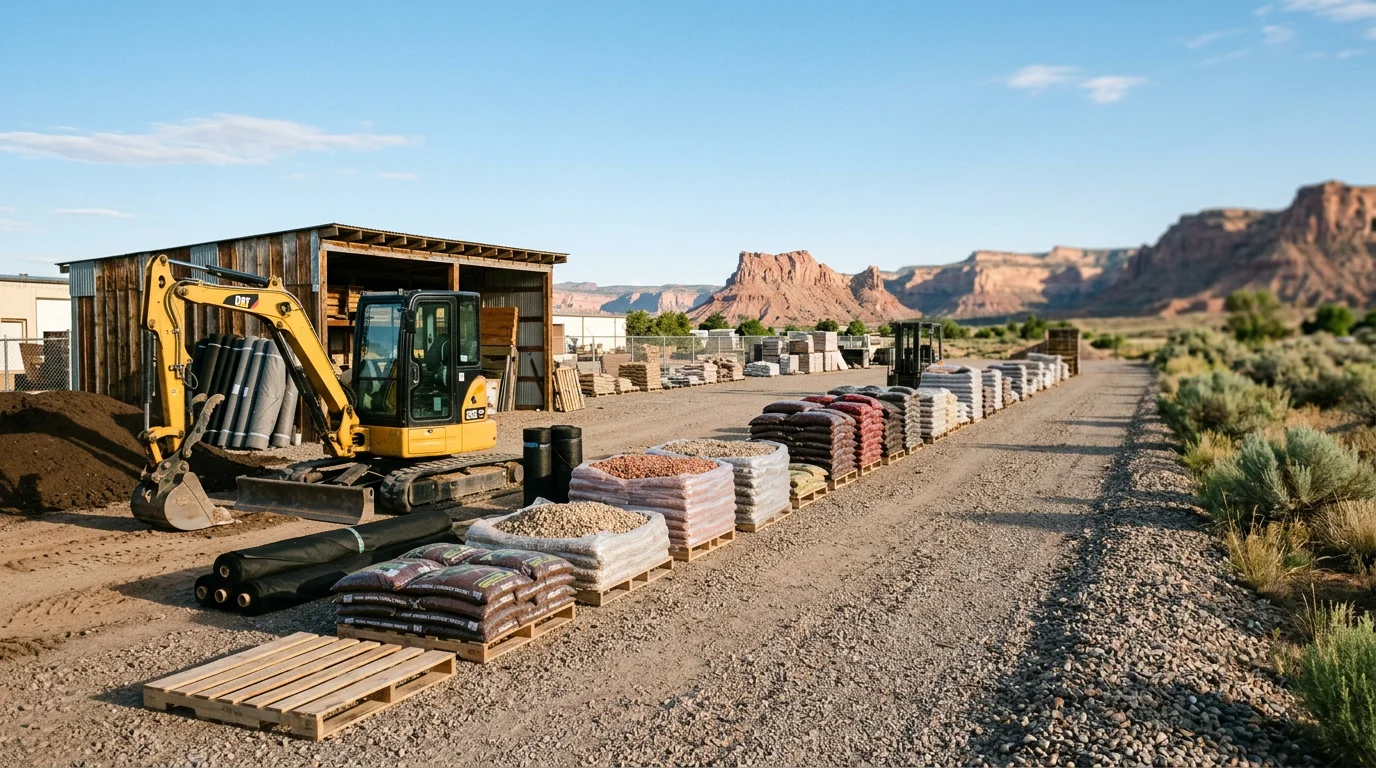 Graded and leveled residential property ready for construction or landscaping