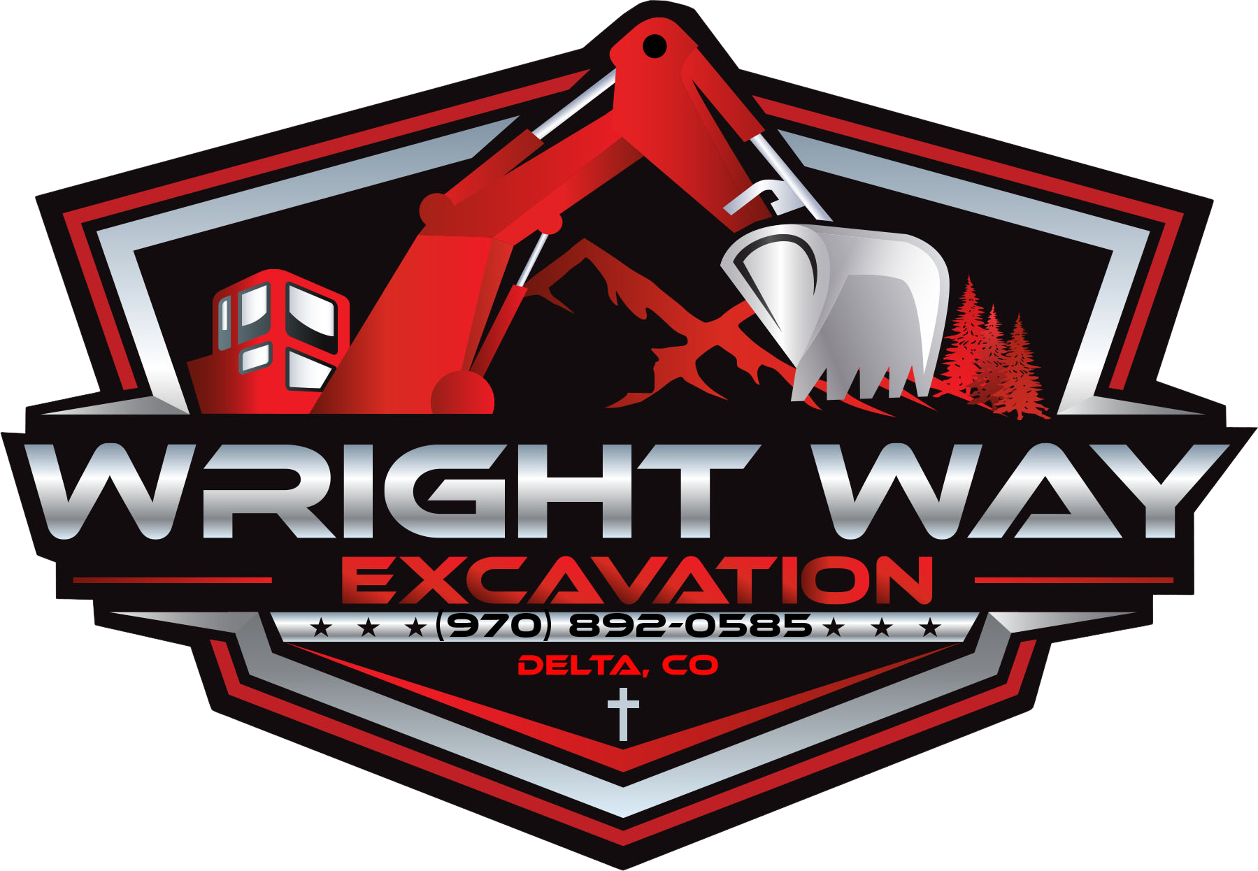 Wright Way Excavation logo